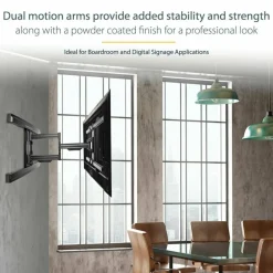 StarTech.com Full Motion TV Wall Mount - For up to 80" VESA Mount Displays - Articulating Arm - Steel - FPWARTS1