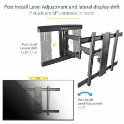 StarTech.com Full Motion TV Wall Mount - For up to 80