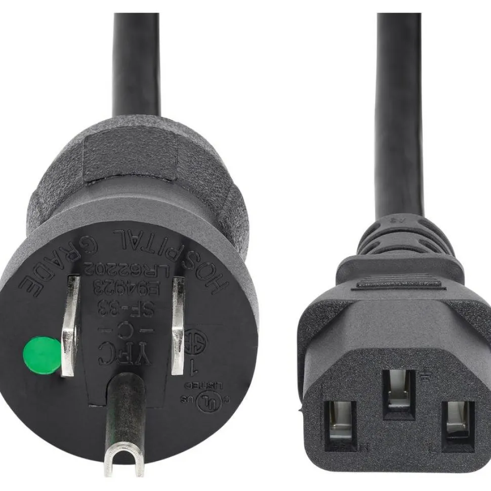 StarTech.com Hospital Grade Power Cord, 10'