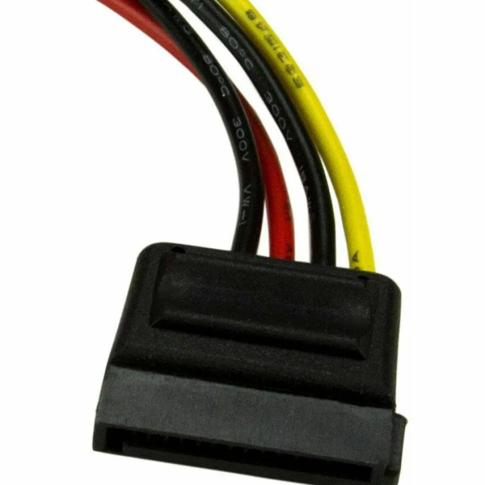 StarTech.com 6in 4 Pin LP4 to SATA Power Cable Adapter - Power a Serial ATA hard drive from a conventional LP4 power supply connection - SATAPOWADAP