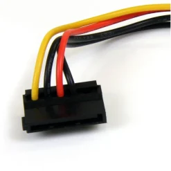 StarTech.com 6in 4 Pin Molex to Right Angle SATA Power Cable Adapter