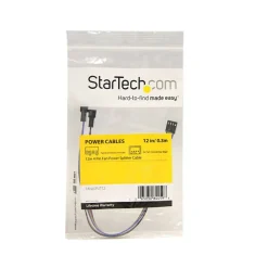 StarTech.com 12in 4 Pin PWM Fan Extension Power Y Cable F/M