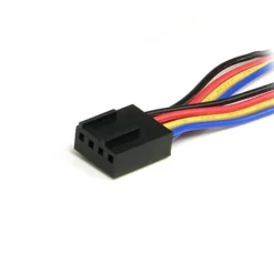 StarTech.com 12in 4 Pin PWM Fan Extension Power Y Cable F/M
