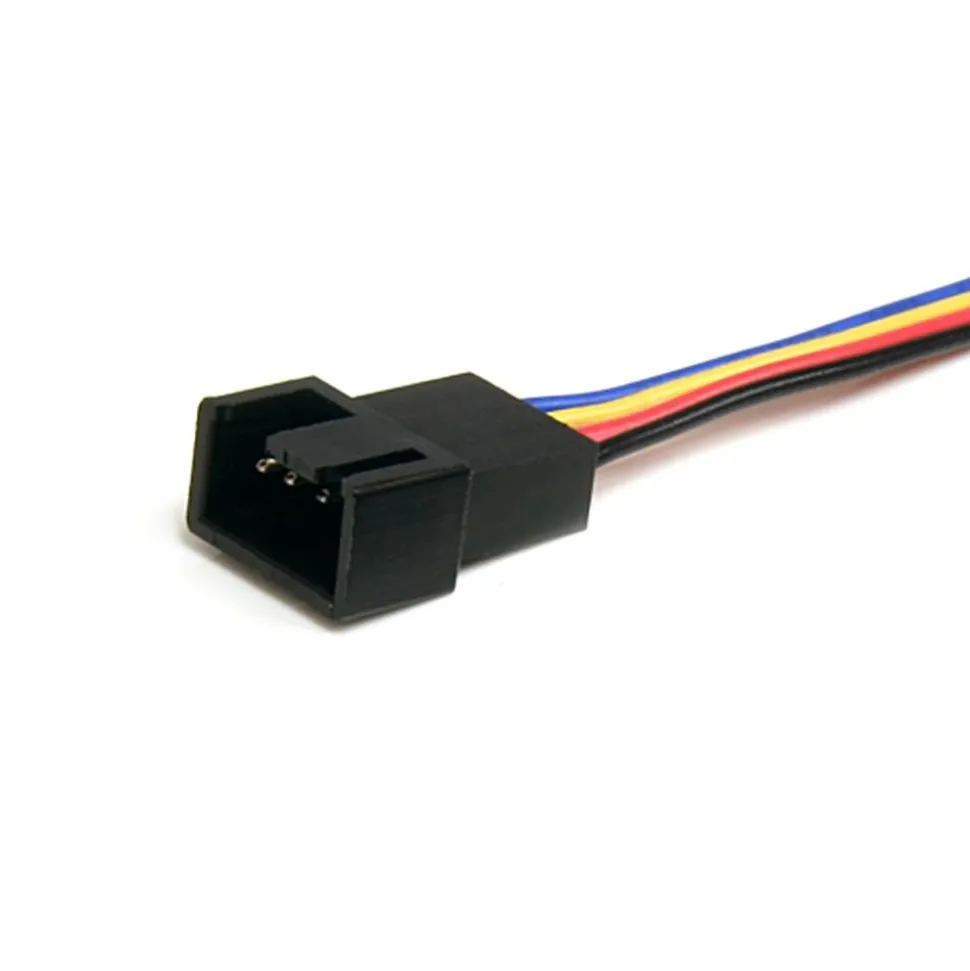 StarTech.com 12in 4 Pin PWM Fan Extension Power Y Cable F/M