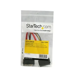 StarTech.com 12in 22 Pin SATA Power and Data Extension Cable - Extend SATA Power and Data Connections by up to 1ft - SATA22PEXT