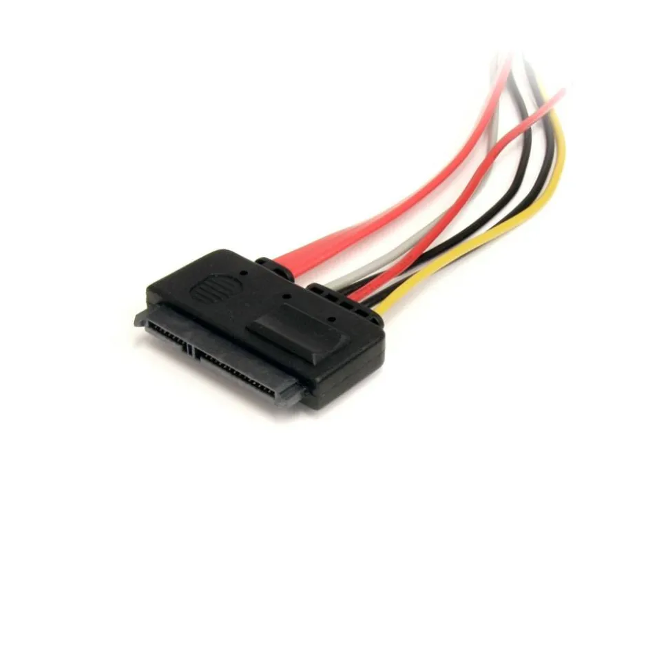 StarTech.com 12in 22 Pin SATA Power and Data Extension Cable - Extend SATA Power and Data Connections by up to 1ft - SATA22PEXT