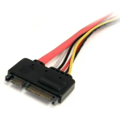 StarTech.com 12in 22 Pin SATA Power and Data Extension Cable - Extend SATA Power and Data Connections by up to 1ft - SATA22PEXT