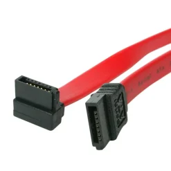StarTech.com 24in SATA to Right Angle SATA Serial ATA Cable - Make a right-angled connection to your SATA drive, - SATA24RA1