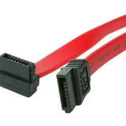 StarTech.com 24in SATA to Right Angle SATA Serial ATA Cable - Make a right-angled connection to your SATA drive, - SATA24RA1