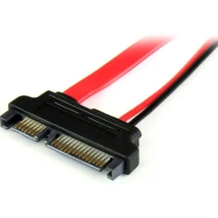 StarTech.com 6in Slimline SATA to SATA Adapter with Power - F/M - slimline sata to sata adapter - slimline sata to sata adapter with power