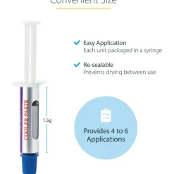 StarTech.com Metal Oxide Thermal CPU Paste Compound Tube - ><noscript><img width=