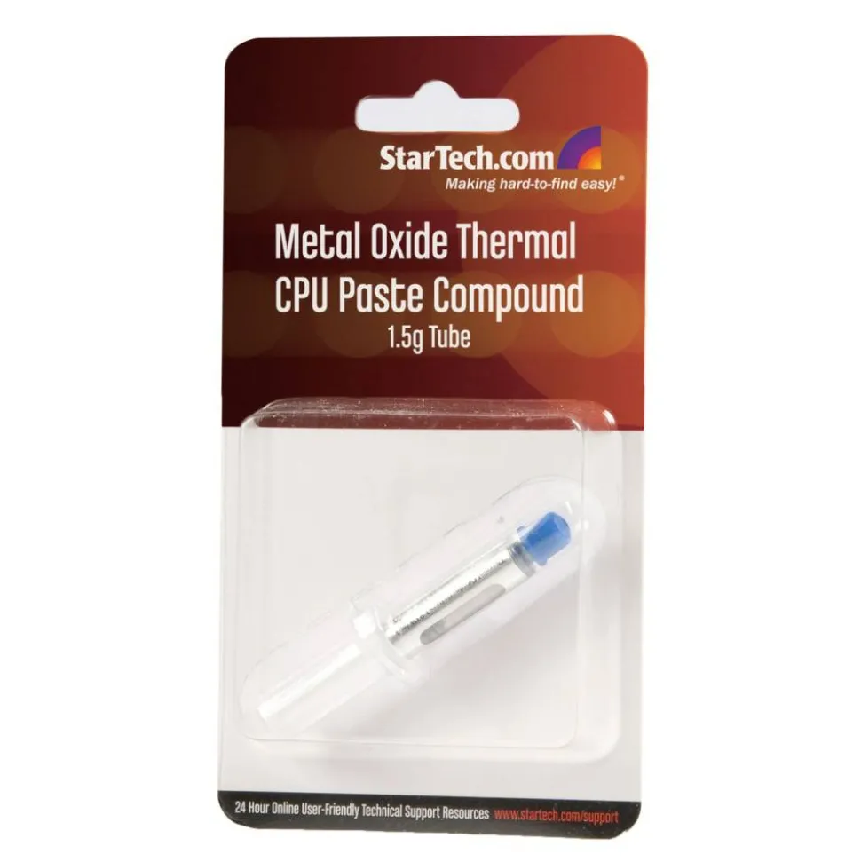 StarTech.com Metal Oxide Thermal CPU Paste Compound Tube - >0.0060 °C/W - Silver
