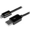 StarTech.com 3m (10ft) Long Black Apple 8-pin Lightning Connector to USB Cable for iPhone / iPod / iPad