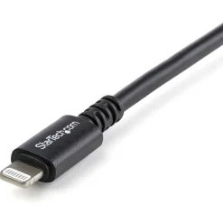 StarTech.com 3m (10ft) Long Black Apple 8-pin Lightning Connector to USB Cable for iPhone / iPod / iPad