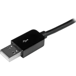 StarTech.com 3m (10ft) Long Black Apple 8-pin Lightning Connector to USB Cable for iPhone / iPod / iPad