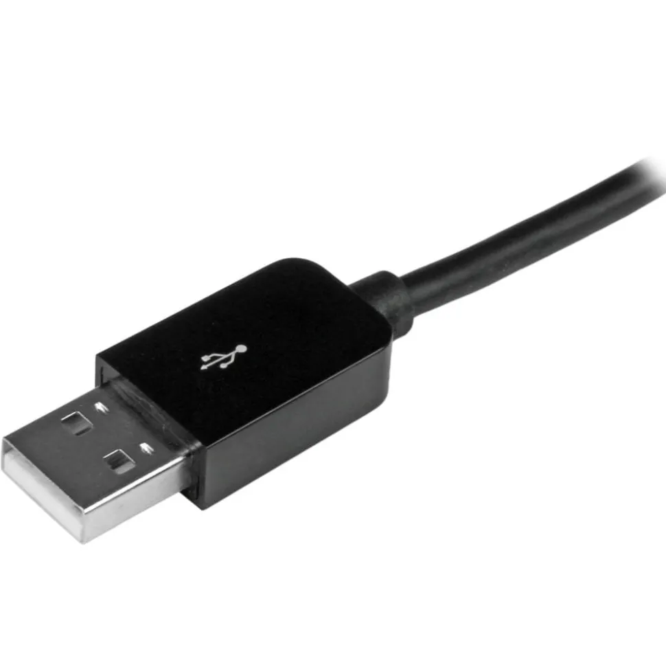 StarTech.com 3m (10ft) Long Black Apple 8-pin Lightning Connector to USB Cable for iPhone / iPod / iPad