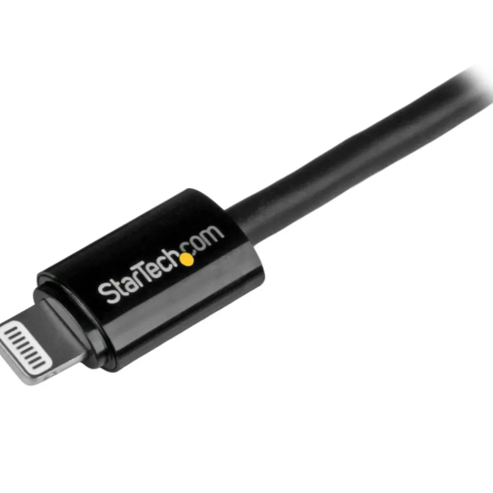 StarTech.com 3m (10ft) Long Black Apple 8-pin Lightning Connector to USB Cable for iPhone / iPod / iPad