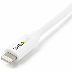 StarTech.com 2m (6ft) Long White Apple 8-pin Lightning Connector to USB Cable - USBLT2MW