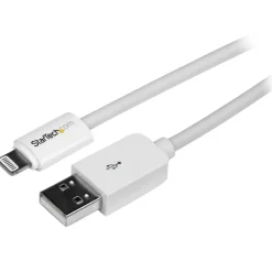 StarTech.com 3m (10ft) Long White Apple 8-pin Lightning Connector to USB Cable - USBLT3MW