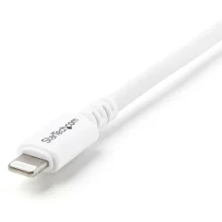 StarTech.com 3m (10ft) Long White Apple 8-pin Lightning Connector to USB Cable - USBLT3MW