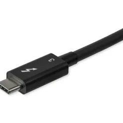 StarTech.com 0.8m/2.7ft Thunderbolt 3 to Thunderbolt 3 Cable - 40Gbps - Certified TB3 - USB C Compatible - Active - 100W PD (TBLT34MM80CM)