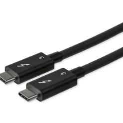 StarTech.com 0.8m/2.7ft Thunderbolt 3 to Thunderbolt 3 Cable - 40Gbps - Certified TB3 - USB C Compatible - Active - 100W PD (TBLT34MM80CM)