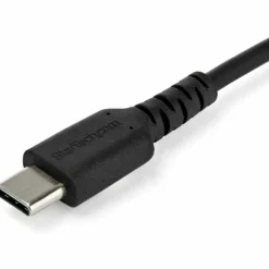 StarTech.com 1 m / 3.3 ft USB C Cable - Hight Quality USB 2.0 Type C Cable - Black - Durable USB Charging Cable (RUSB2CC1MB)