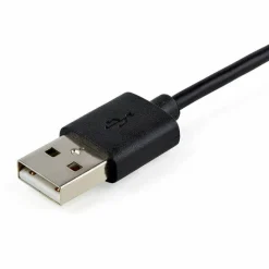 StarTech.com 1m 3ft USB to USB C Cable - Right Angle USB Cable - M/M - USB 2.0 Cable - Black