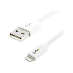 StarTech.com 1m (3ft) White Apple 8-pin Lightning Connector to USB Cable - USBLT1MW