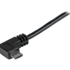 StarTech.com 0.5 m Right Angle Micro USB Cable - Charge and Sync Cable - USB to Micro USB - 24 AWG - USBAUB50CMRA