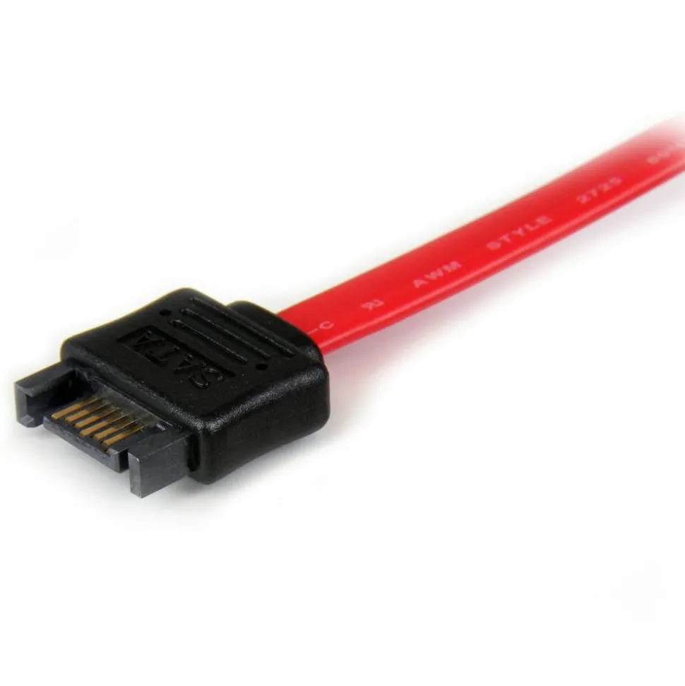 StarTech.com 0.3m SATA Extension Cable - Extend SATA Data Connections by up to 30cm (12in) - 30cm 7 pin sata extension - SATAEXT30CM