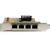 StarTech.com 4-Port PCI Express Gigabit Network Adapter Card