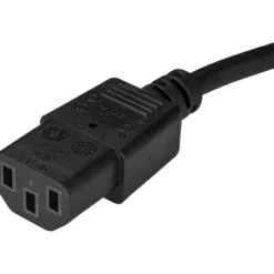 StarTech.com Right-Angle NEMA 5-15P To C13 Computer Power Cord, 6'
