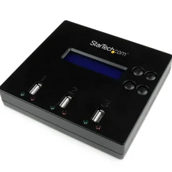 StarTech.com 1:2 Standalone USB Duplicator & Eraser - Flash Drives - TAA Compliant - USB 2.0 Memory Stick Duplicator Eraser