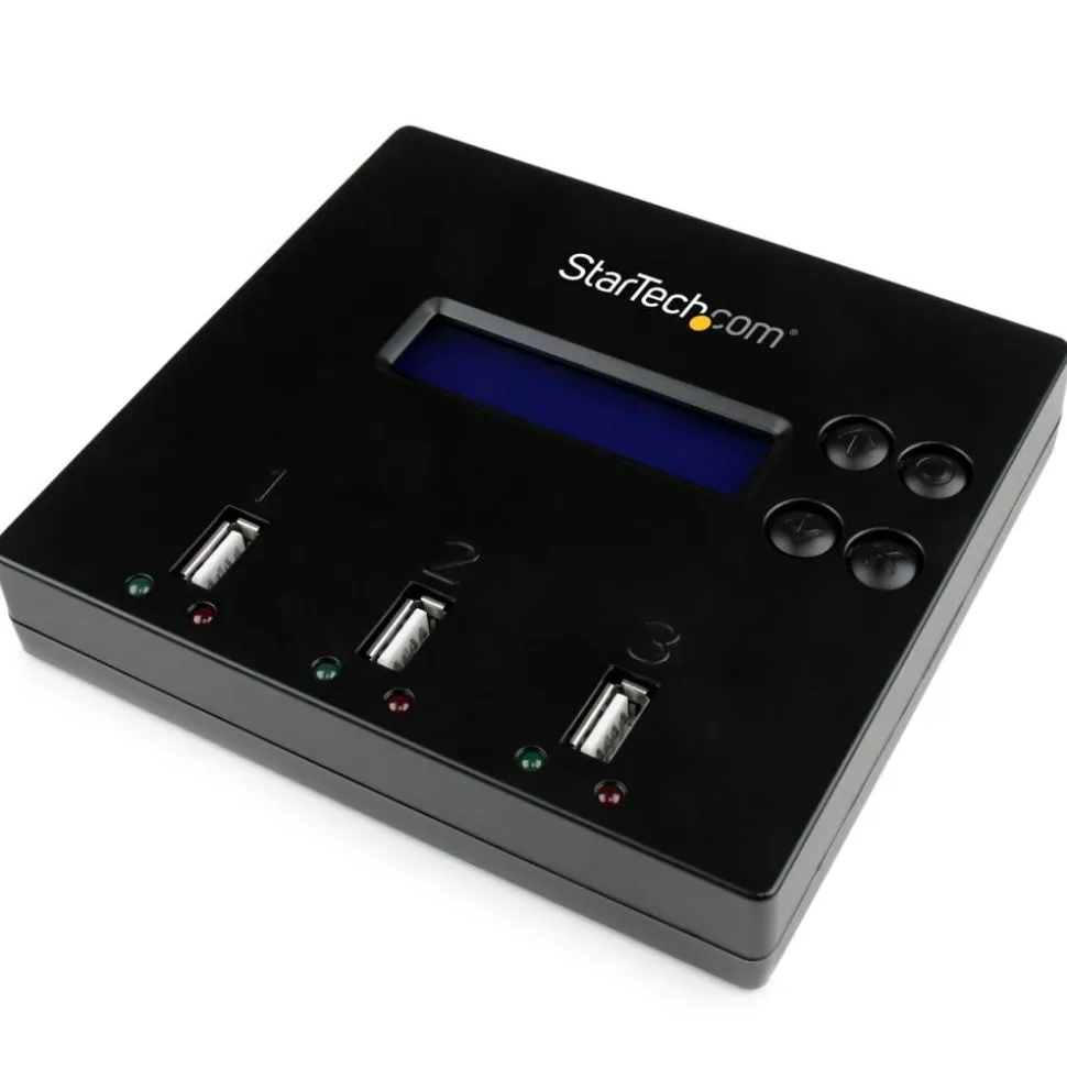 StarTech.com 1:2 Standalone USB Duplicator & Eraser - Flash Drives - TAA Compliant - USB 2.0 Memory Stick Duplicator Eraser