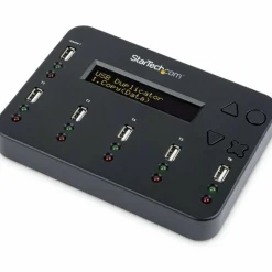 StarTech.com Standalone 1:5 USB Flash Drive Duplicator and Eraser - Flash Drive Copier
