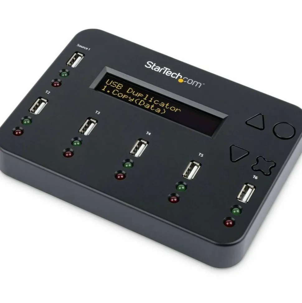 StarTech.com Standalone 1:5 USB Flash Drive Duplicator and Eraser - Flash Drive Copier