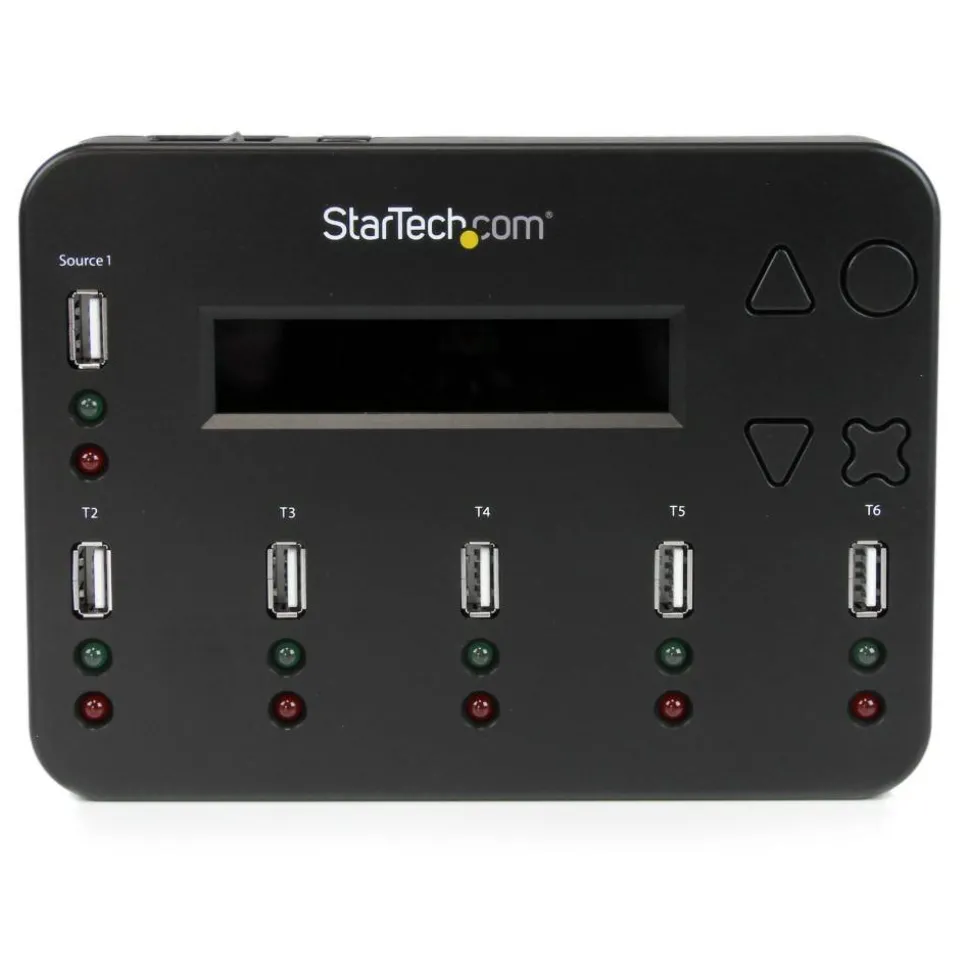 StarTech.com Standalone 1:5 USB Flash Drive Duplicator and Eraser - Flash Drive Copier
