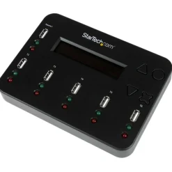 StarTech.com Standalone 1:5 USB Flash Drive Duplicator and Eraser - Flash Drive Copier