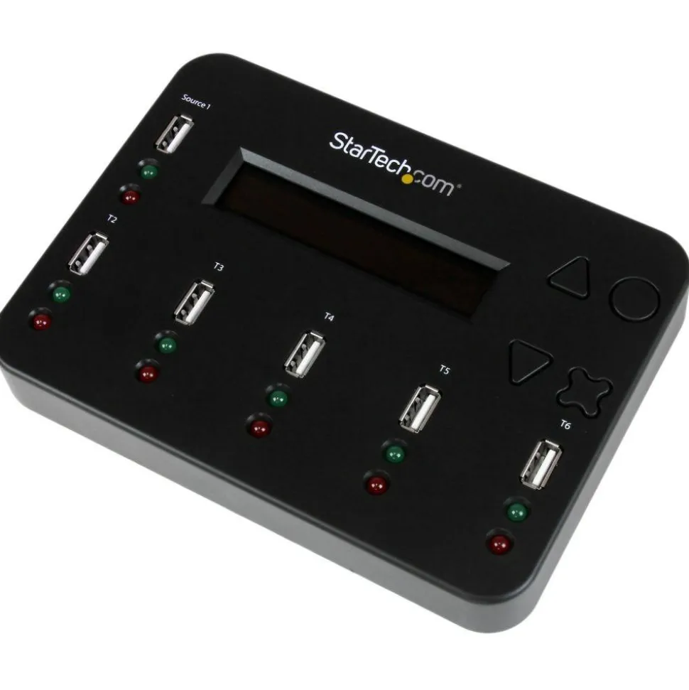 StarTech.com Standalone 1:5 USB Flash Drive Duplicator and Eraser - Flash Drive Copier