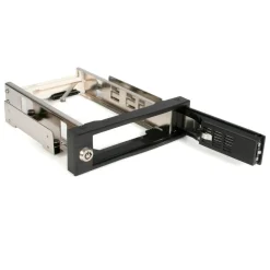 StarTech.com StarTech.com 5.25" Tray-Less SATA Hot-Swap Hard Drive Bay - Storage mobile rack - black