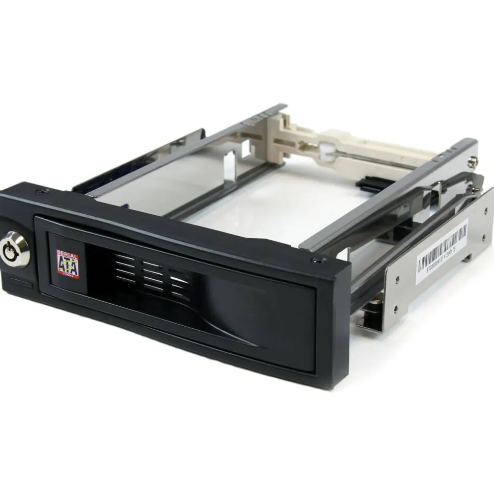 StarTech.com StarTech.com 5.25" Tray-Less SATA Hot-Swap Hard Drive Bay - Storage mobile rack - black