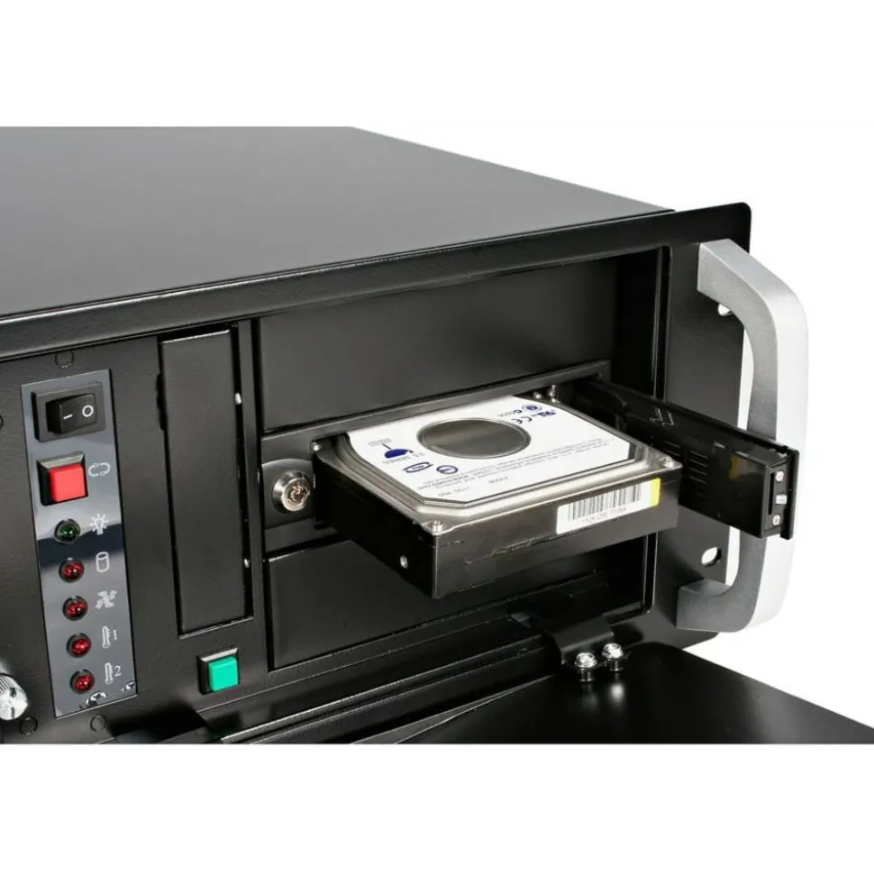 StarTech.com StarTech.com 5.25" Tray-Less SATA Hot-Swap Hard Drive Bay - Storage mobile rack - black