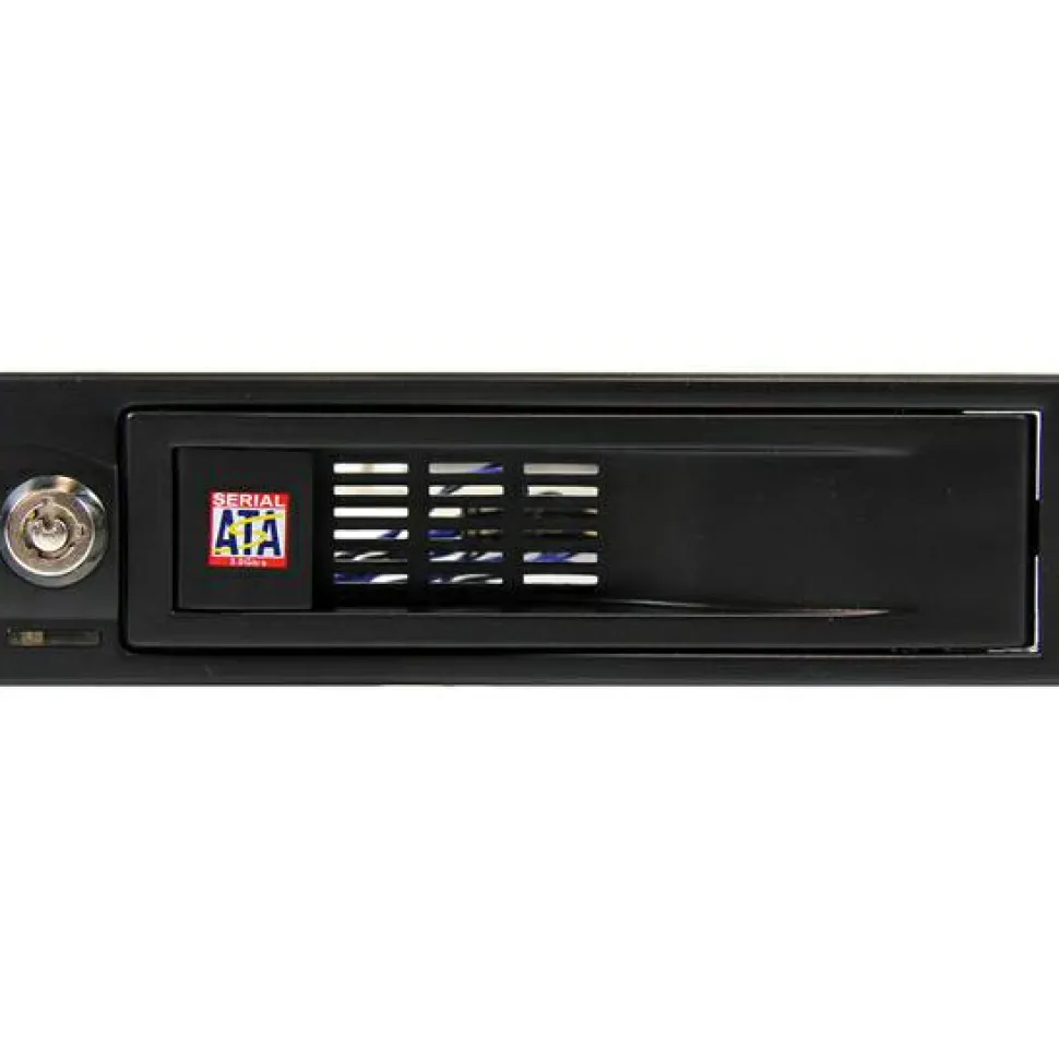 StarTech.com StarTech.com 5.25" Tray-Less SATA Hot-Swap Hard Drive Bay - Storage mobile rack - black