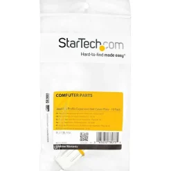 StarTech.com Steel Full Profile Expansion Slot Cover Plate - 10 Pack - Add a cover for an exposed full profile expansion card slot