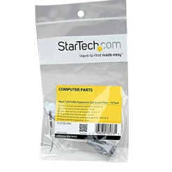 StarTech.com Steel Full Profile Expansion Slot Cover Plate - 10 Pack - Add a cover for an exposed full profile expansion card slot