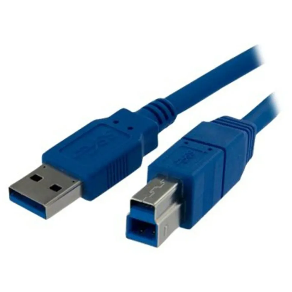 StarTech.com SuperSpeed USB 3.0 (5Gbps) Cable A to B - USB 3.0 A (M) to USB 3.0 B (M) - 480 MBytes/s or 4.8 Gbps - USB3SAB3