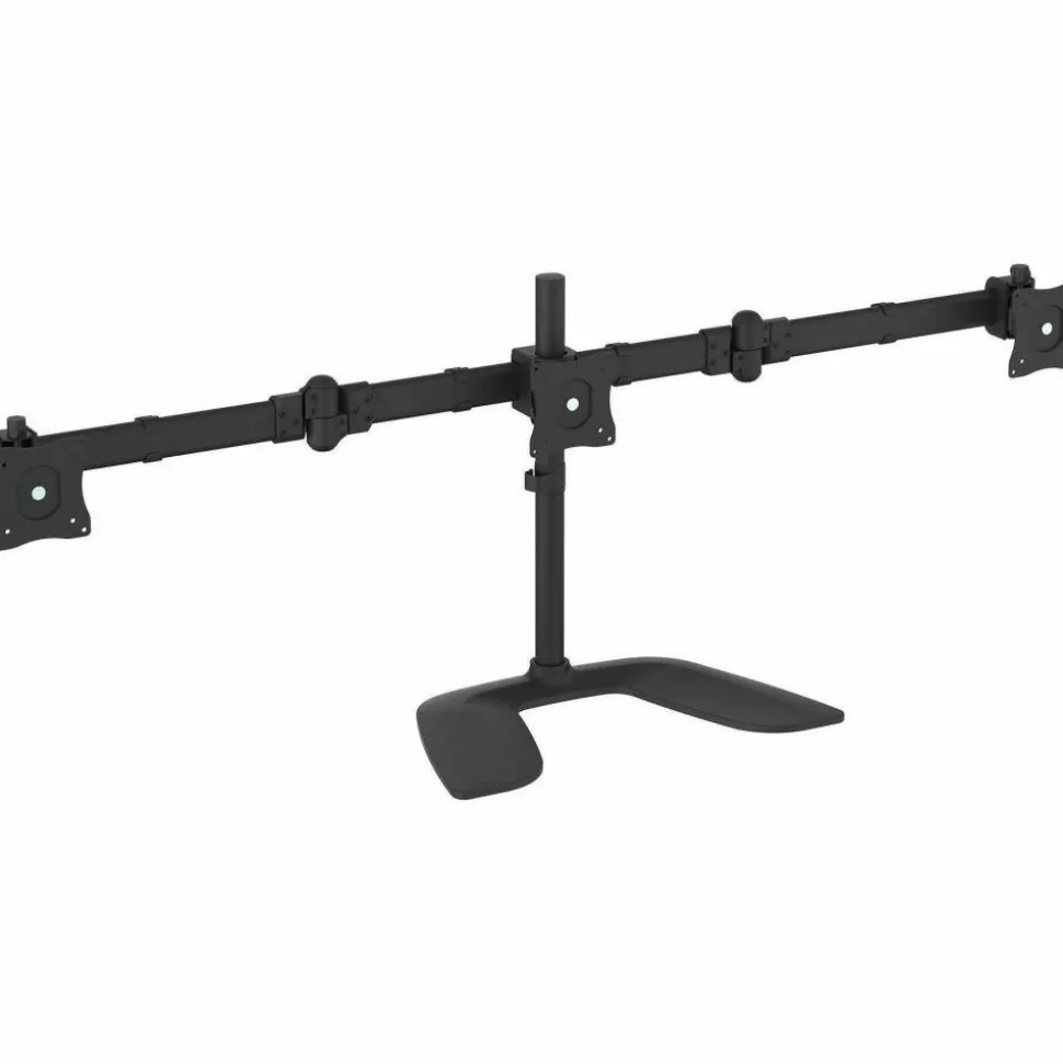 StarTech.com Triple Monitor Stand - Crossbar - Steel & Aluminum - - ARMBARTRIO2