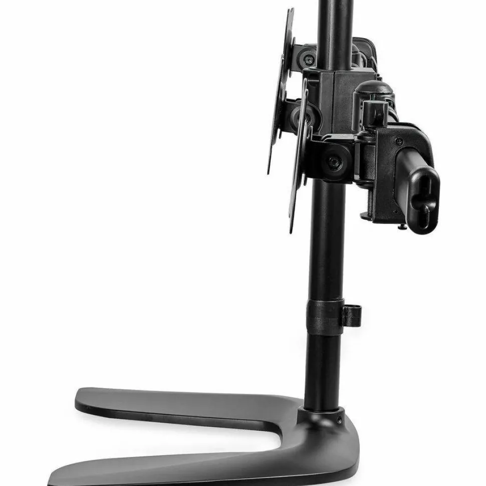 StarTech.com Triple Monitor Stand - Crossbar - Steel & Aluminum - - ARMBARTRIO2