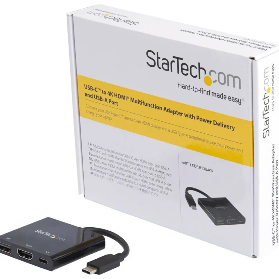 StarTech.com USB C Multiport Adapter With HDMI